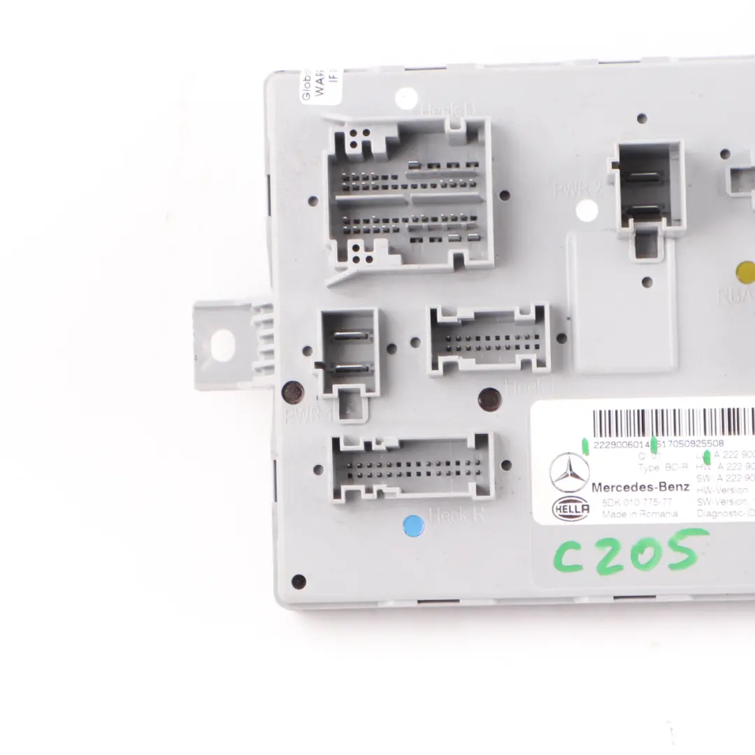 Mercedes S205 C205 SAM Module Rear Body Comfort Control Unit ECU - SKU A2229006014 - Part number A2229006014