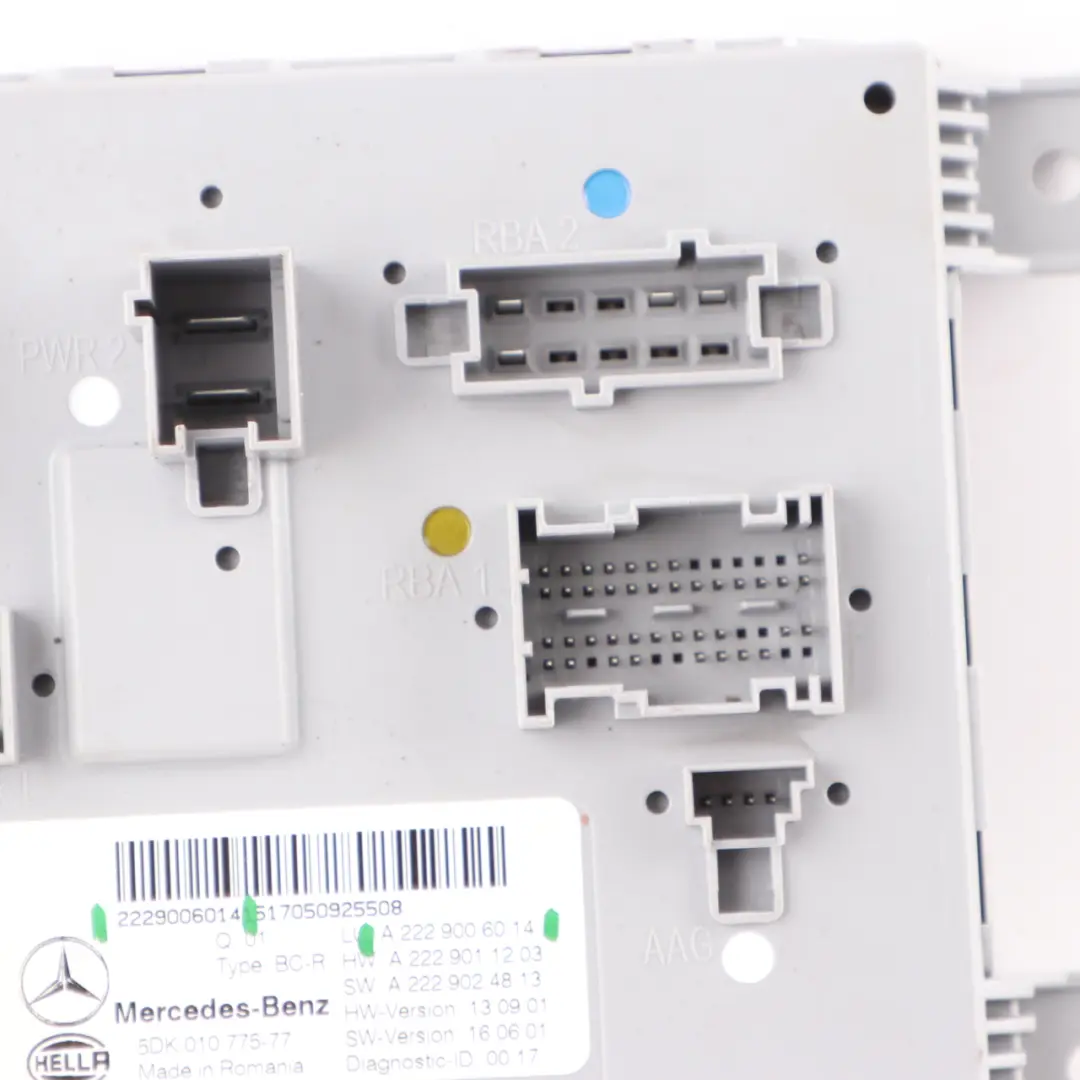Mercedes S205 C205 SAM Modul Hintere Komfort Steuergerät ECU - SKU A2229006014 - Teilenummer A2229006014