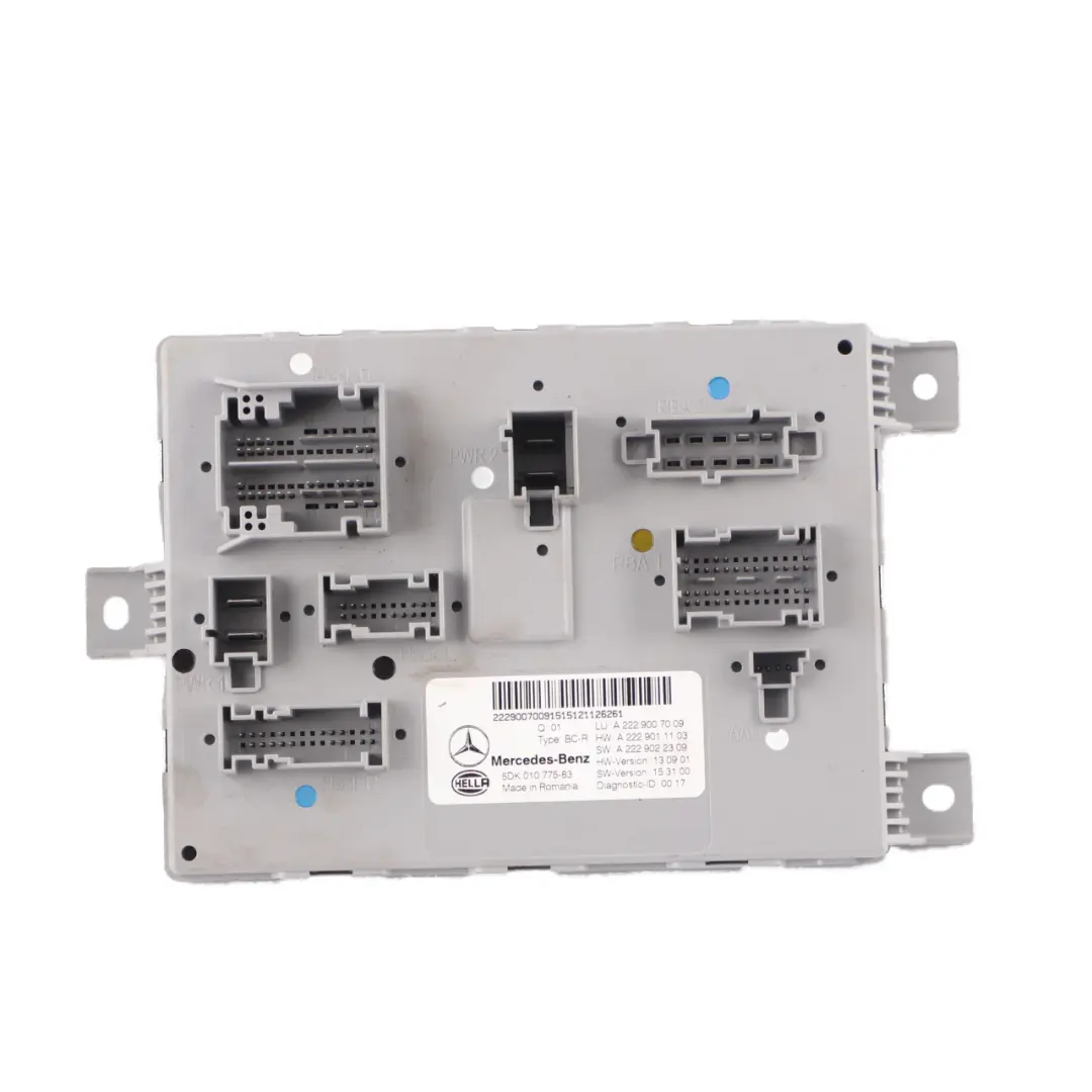 SAM Moduł Sterownik Komfortu ECU do Mercedes W205 o numerze A2229007009 Mercedes W205 SAM Moduł Sterownik Komfortu ECU - SKU A2229007009 - Numer Części A2229007009