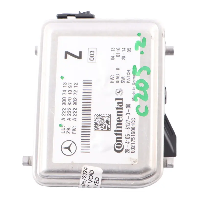 Mercedes W205 W217 Pare Brise Avant Caméra D'aide Maintien Dans Voie - SKU A2229007413 - Numéro de pièce A2229007413