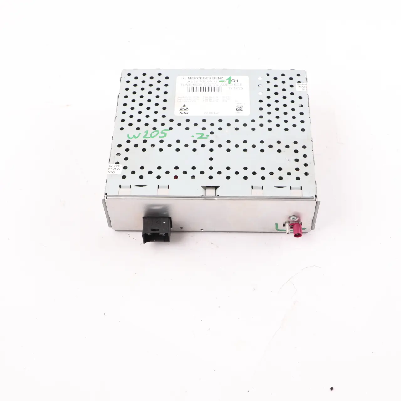 Boîte tuner Mercedes W213 W205 W222 Unité audio numérique DAB ECE A2229008911