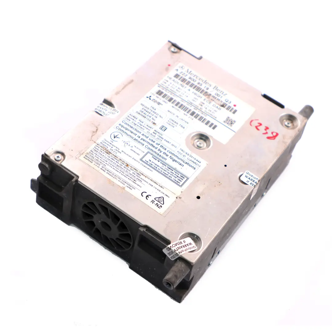 Head Unit Radio CD Player Audio Sat Nav Control to Mercedes C238 with Part number A2139004216 Mercedes C238 Head Unit Radio CD Player Audio Sat Nav Control - SKU A2229009519 - Part number A2139004216