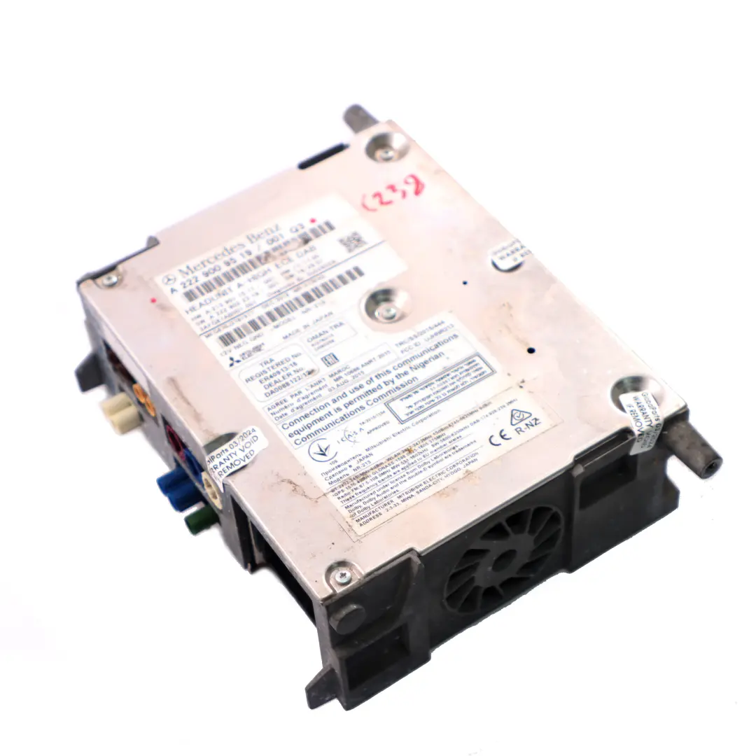 Mercedes C238 Head Unit Radio CD Player Audio Sat Nav Control - SKU A2229009519 - Part number A2139004216