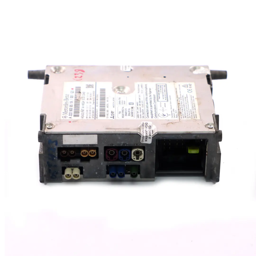 Mercedes C238 Head Unit Radio CD Player Audio Sat Nav Control - SKU A2229009519 - Part number A2139004216