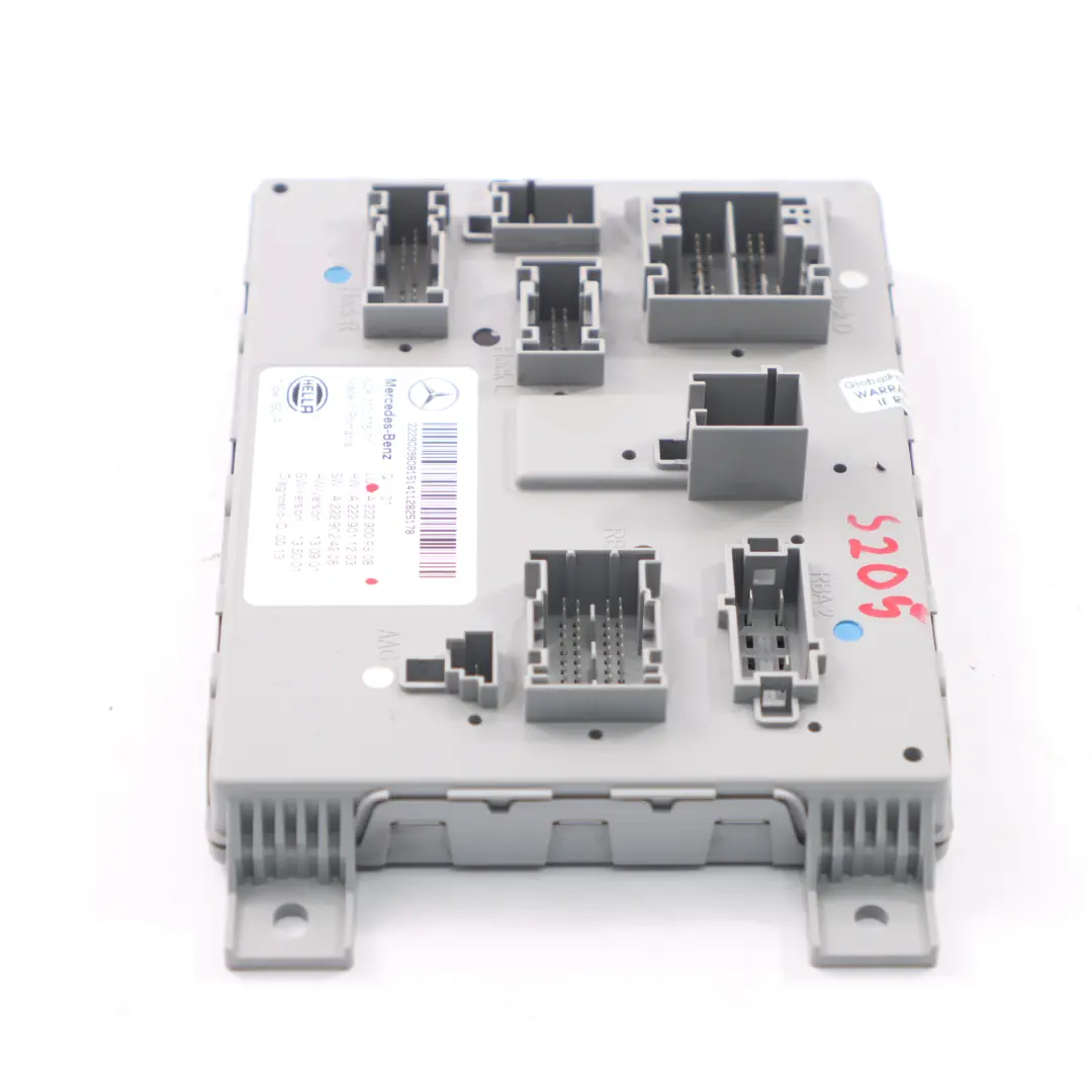 Mercedes W205 SAM Módulo Unidad Control Confort Trasero ECU - SKU A2229009808 - Número de pieza A2229009808