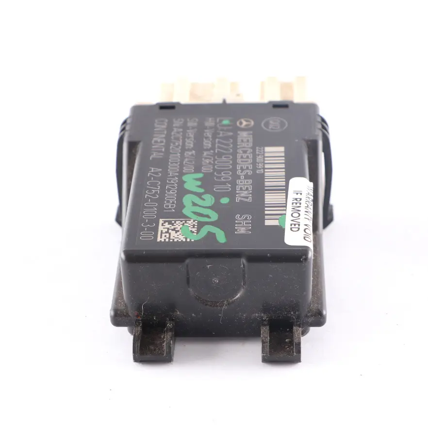 Sitz Heizung Heizungs Modul Steuergerät ECU für Mercedes W205 W213 C238 mit Teilenummer A2229009910 Mercedes W205 W213 C238 Sitz Heizung Heizungs Modul Steuergerät ECU - SKU A2229009910 - Teilenummer A2229009910
