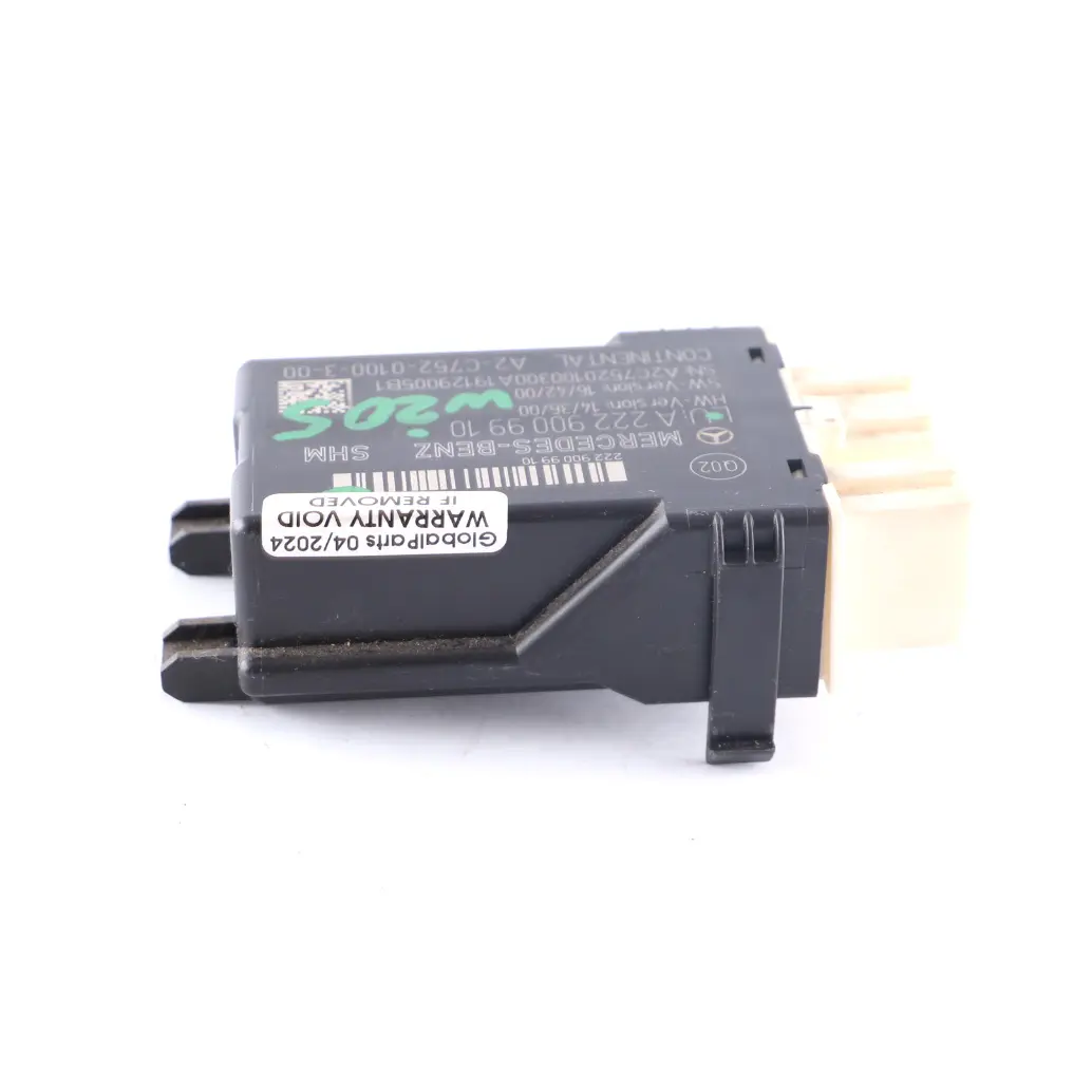 Sedile Riscaldamento Modulo Unità Controllo per Mercedes W205 W213 C238 con numero di parte A2229009910 Mercedes W205 W213 C238 Sedile Riscaldamento Modulo Unità Controllo - SKU A2229009910 - Numero di parte A2229009910
