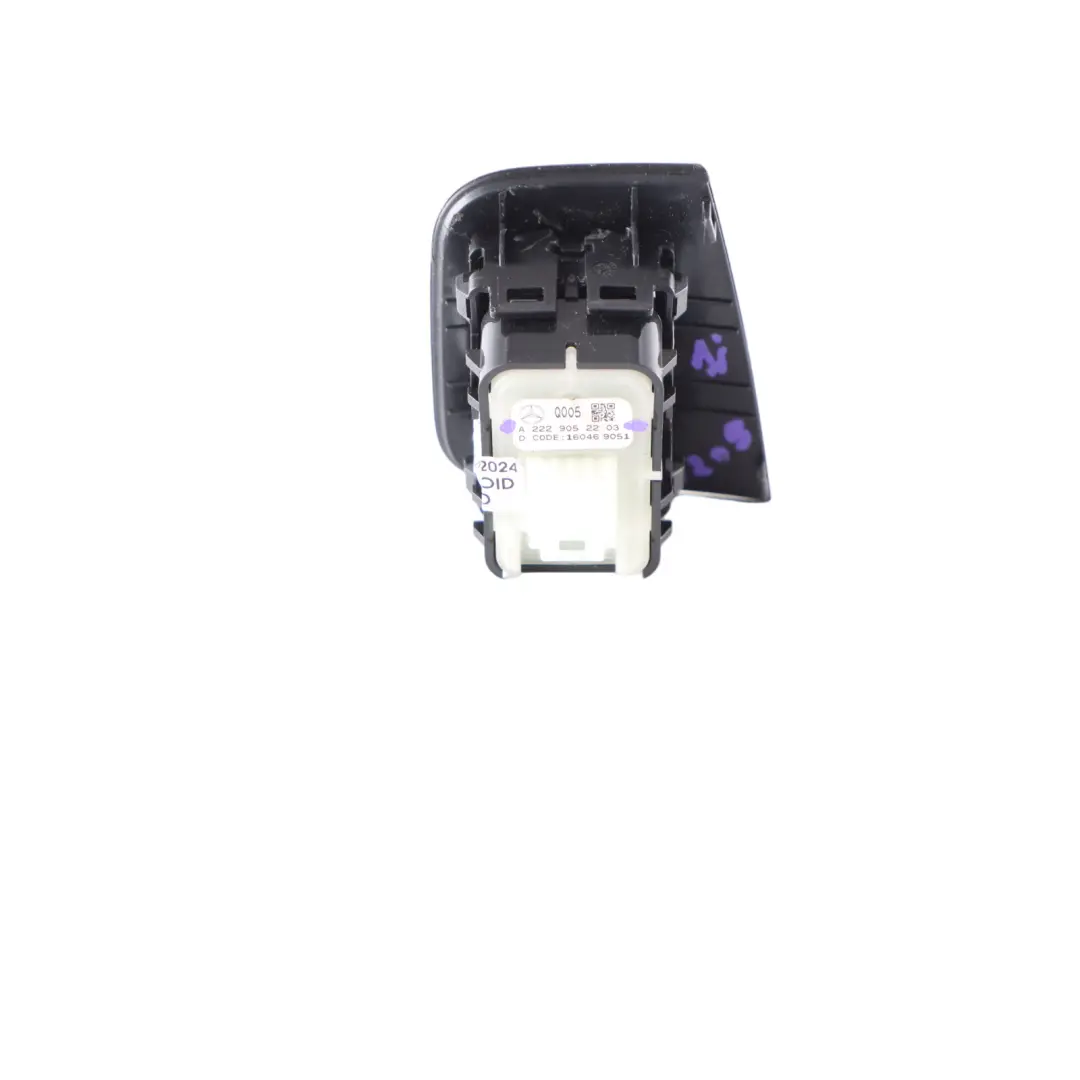 Interrupteur fenêtre Mercedes W205 W447 Bouton lève-vitre gauche pour à propos du numéro de pièce A2229052203 Interrupteur fenêtre Mercedes W205 W447 Bouton lève-vitre gauche - SKU A2229052203 - Numéro de pièce A2229052203