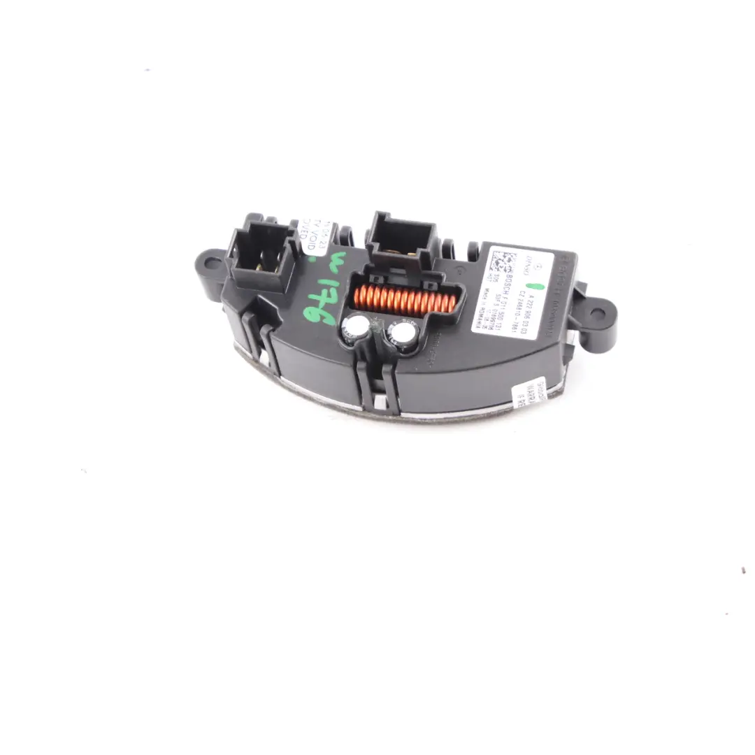  Motore di soffiaggio Mercedes W176 W246 Resistenza ventilatore regolatore - SKU A2229060303 - Numero di parte A2229060303