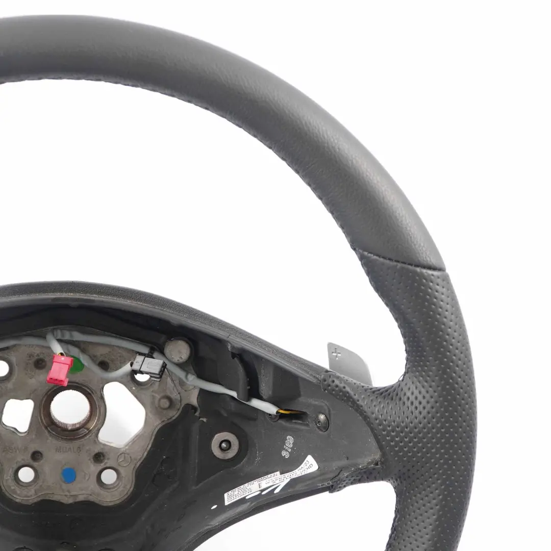 Mercedes CLC CL203 NEW Black Leather Steering Wheel Paddle Shift - SKU A2304602218-1 - Part number A2304602218