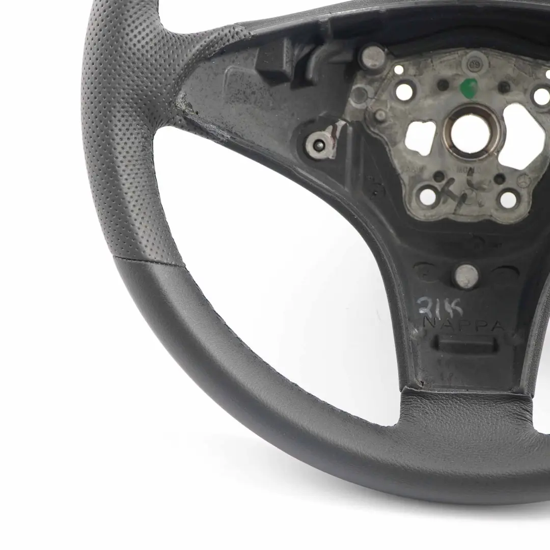  Mercedes-Benz CL203 W203 NEW Black Leather Steering Wheel - SKU A2304603076-1 - Part number A2304603076
