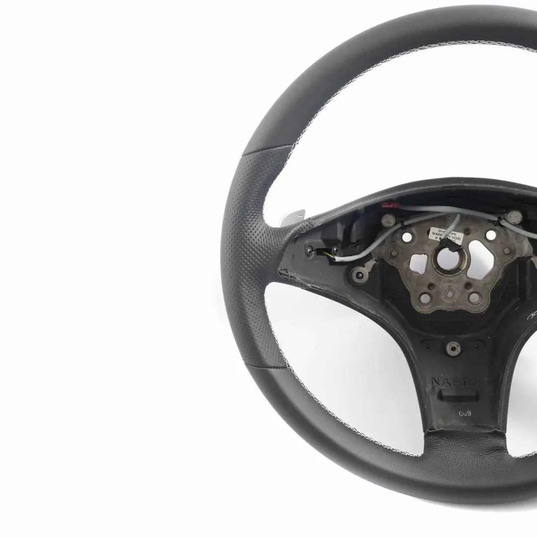NUEVO Volante de Cuero Negro Paletas de Cambio para Mercedes CLC CL203 con número de pieza A2304603176 Mercedes CLC CL203 NUEVO Volante de Cuero Negro Paletas de Cambio - SKU A2304603176-1 - Número de pieza A2304603176