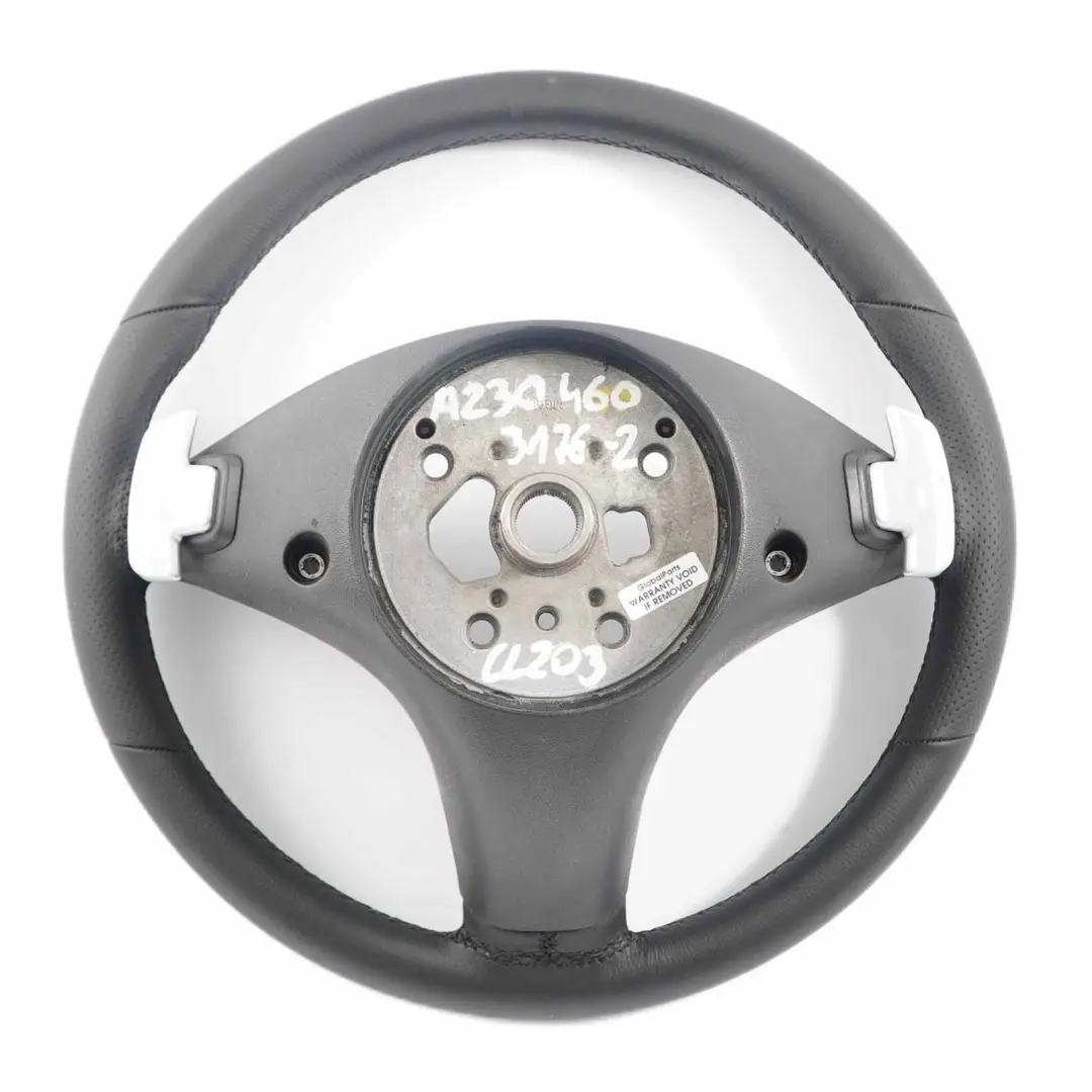 Mercedes CLC CL203 NEW Black Leather Steering Wheel Paddle Shift - SKU A2304603176-2 - Part number A2304603176