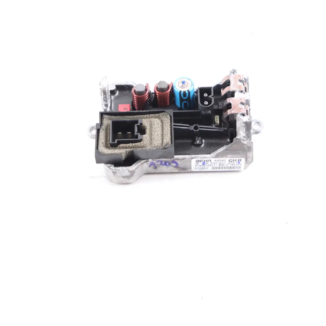  Resistore di soffiaggio Mercedes W209 W211 Regolatore di calore - SKU A2308216351 - Numero di parte A2308216351