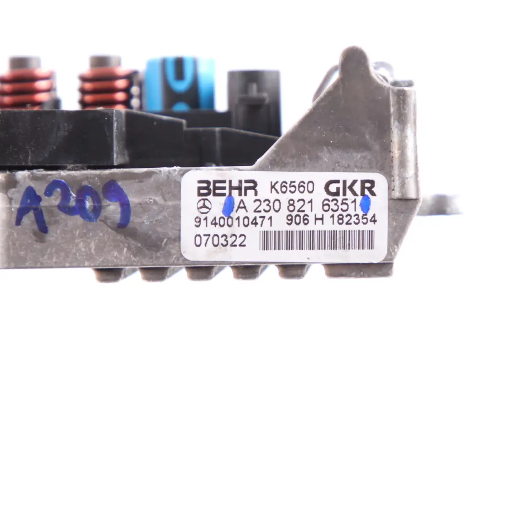Resistor soplador Mercedes W209 W211 Calentador Regulador Unidad Control para con número de pieza A2308216351 Resistor soplador Mercedes W209 W211 Calentador Regulador Unidad Control - SKU A2308216351 - Número de pieza A2308216351