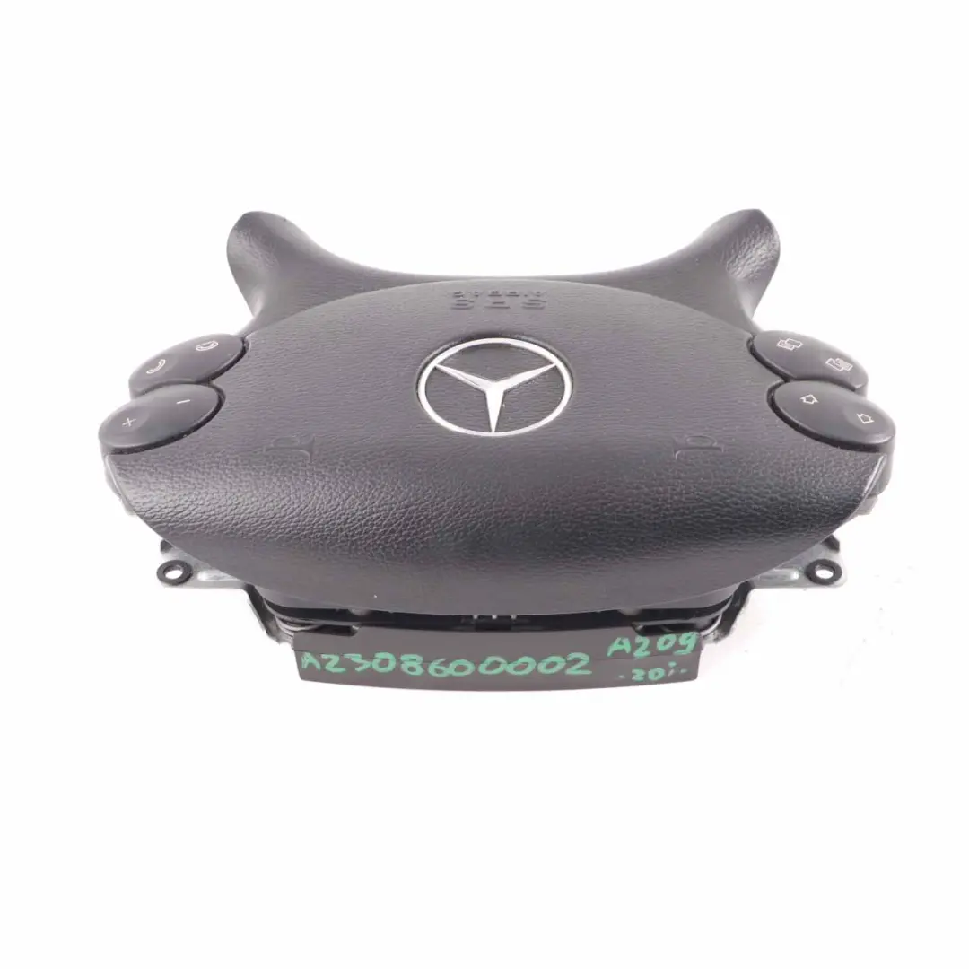 Module Airbag volant côté conducteur pour Mercedes CLK W209 à propos du numéro de pièce A2308600002 Mercedes CLK W209 Module Airbag volant côté conducteur - SKU A2308600002 - Numéro de pièce A2308600002