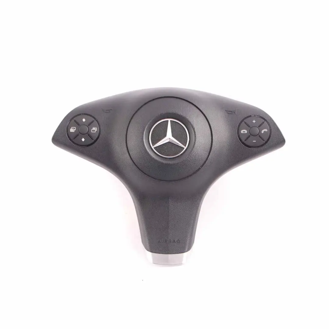Mercedes CL203 Steering Wheel Air Module Bag Black Trim - SKU A2308602402 - Part number A2308602402