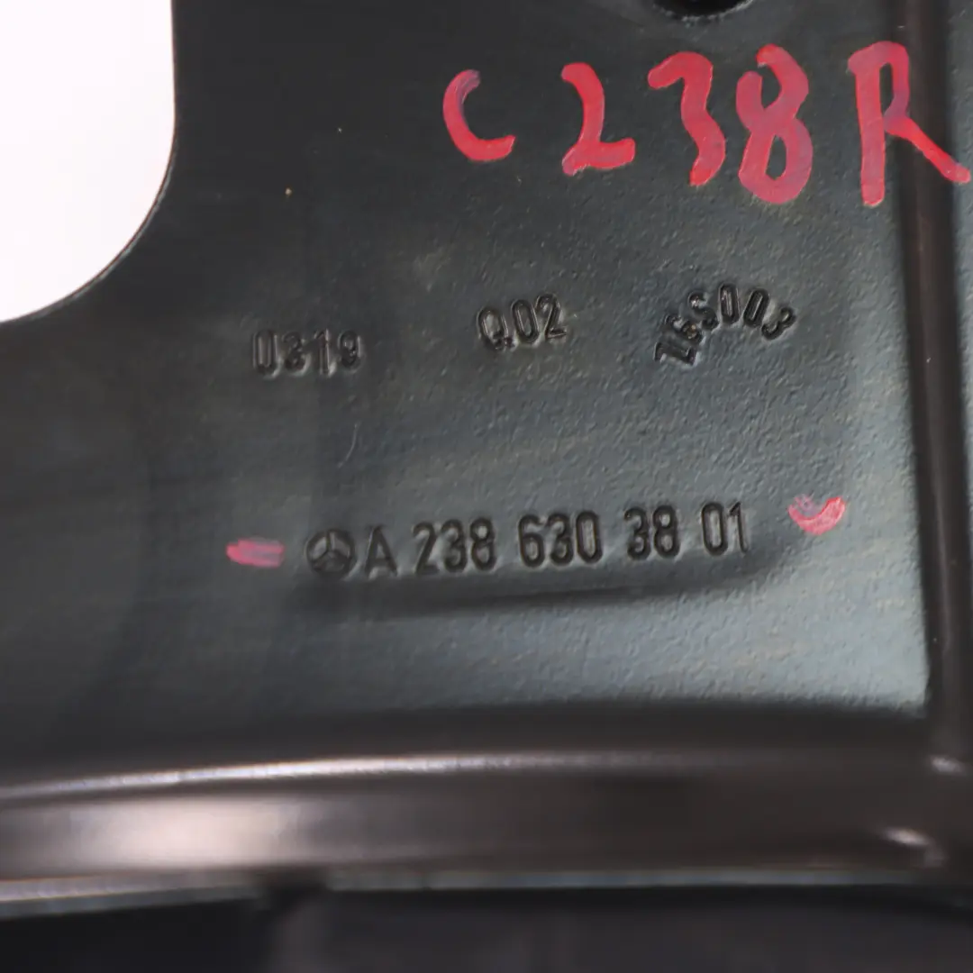 Mercedes C238 Seitenverkleidung Strebe Verstärkung Hinten Rechts - SKU A2386303801 - Teilenummer A2386303801