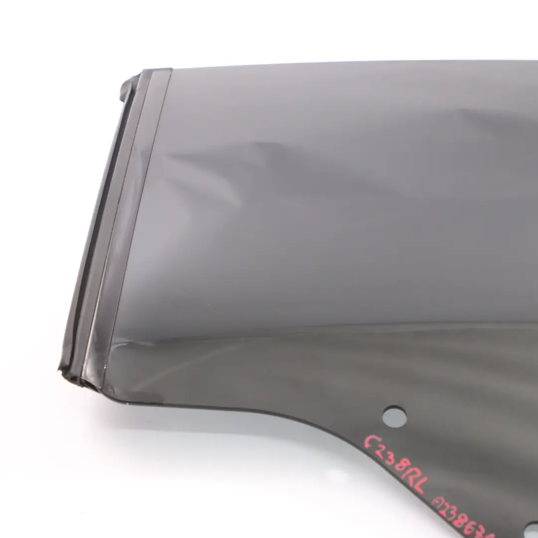Side Window Quarter Glass Rear Left N/S Glazing Black to Mercedes C238 with Part number A2386703100 Mercedes C238 Side Window Quarter Glass Rear Left N/S Glazing Black - SKU A2386703100 - Part number A2386703100