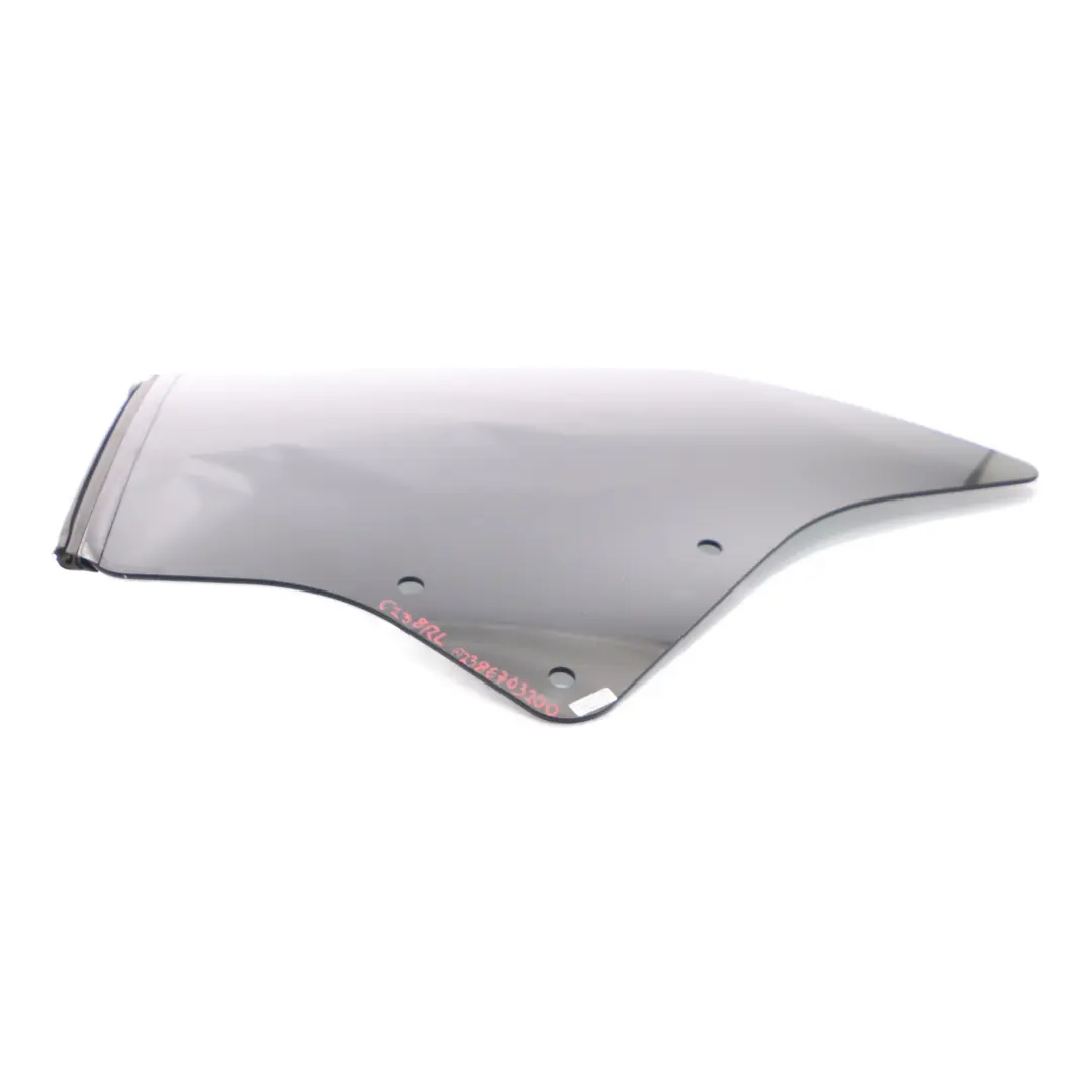 Side Window Quarter Glass Rear Left N/S Glazing Black to Mercedes C238 with Part number A2386703100 Mercedes C238 Side Window Quarter Glass Rear Left N/S Glazing Black - SKU A2386703100 - Part number A2386703100