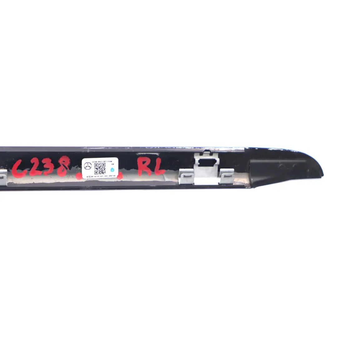 Mercedes C238 Außenfenster Schienendichtung Hinten Links Dichtungsleiste Trim - SKU A2386709100 - Teilenummer A2386709100