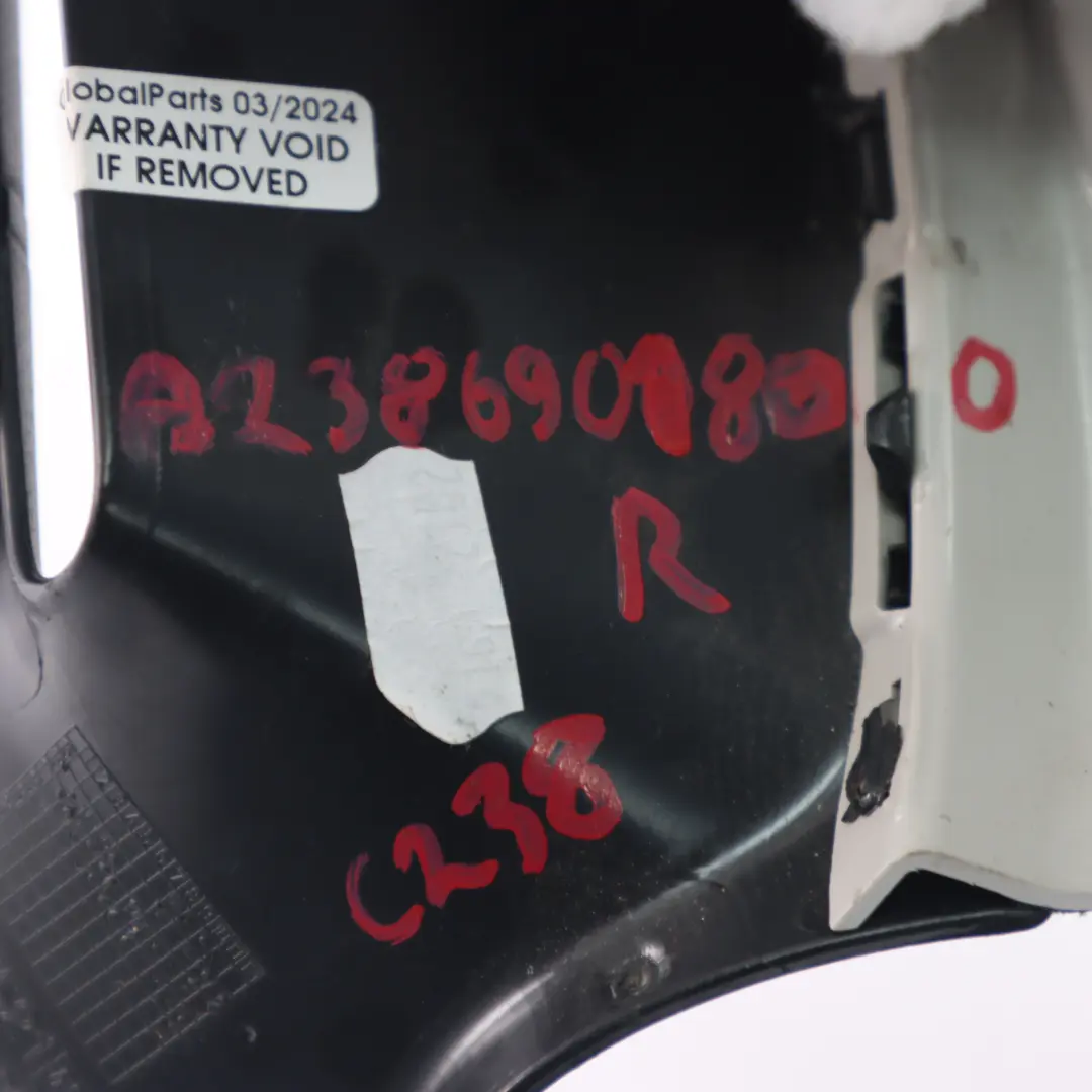 Trim Mercedes C238 Cover Pilar C Panel Rear Right O/S Black to with Part number A2386901800 Trim Mercedes C238 Cover Pilar C Panel Rear Right O/S Black - SKU A2386901800 - Part number A2386901800