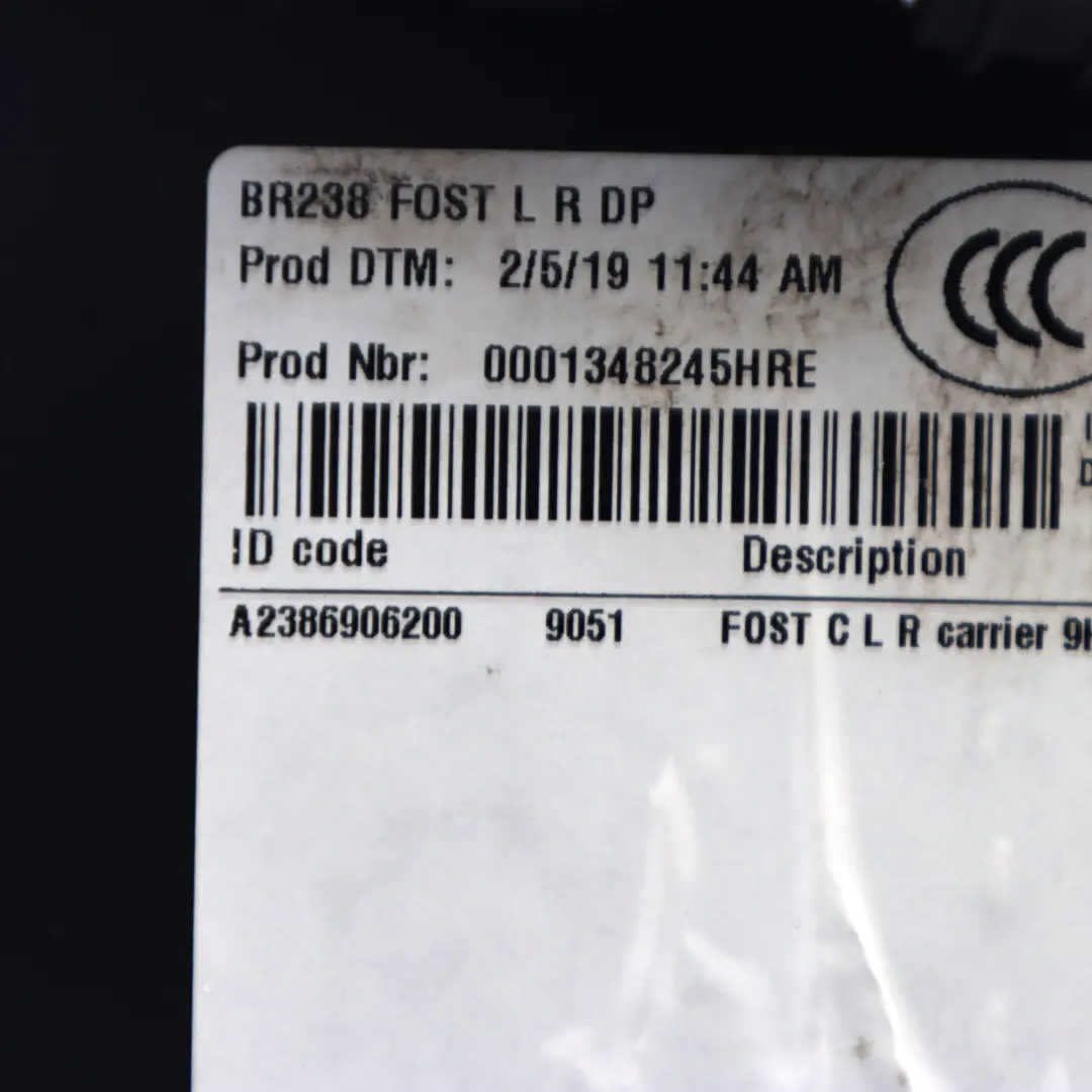 Mercedes C238 Door Card Trim Rear Right O/S Quarter Panel Cover - SKU A2386906200 - Part number A2386906200