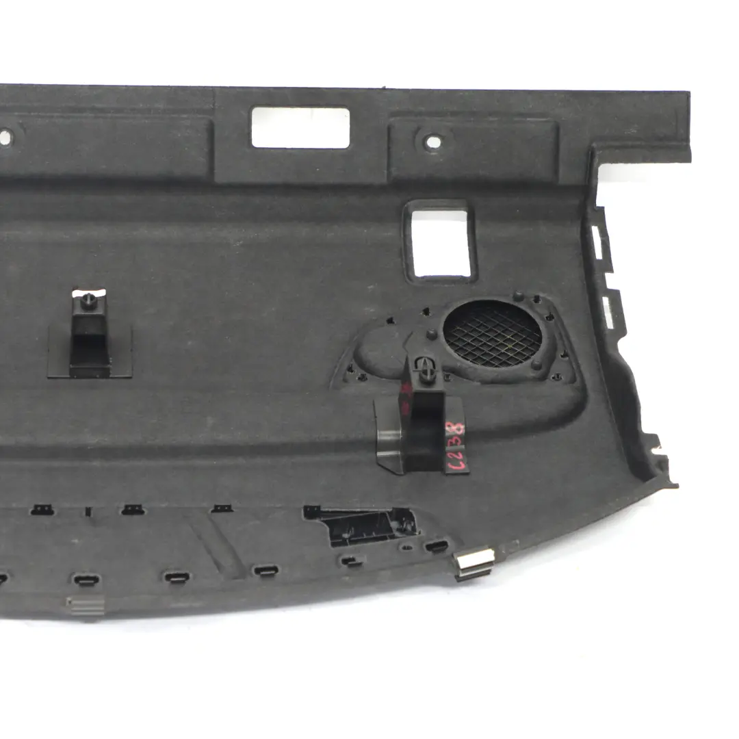 Tablette de Colis Panneau d'habillage de vitre arrière pour Mercedes C238 à propos du numéro de pièce A2386909900 Mercedes C238 Tablette de Colis Panneau d'habillage de vitre arrière - SKU A2386909900 - Numéro de pièce A2386909900