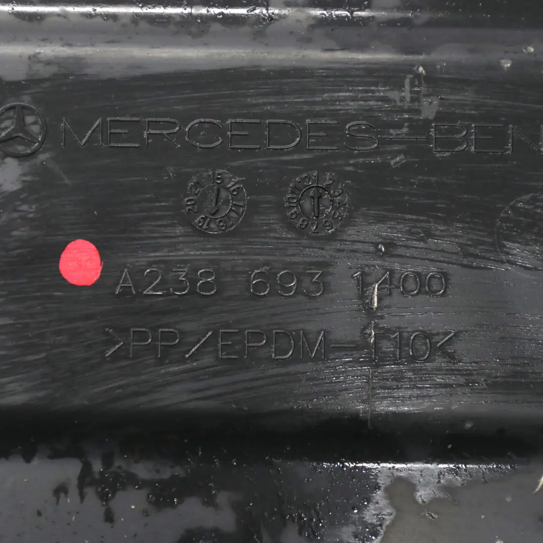 Mercedes S205 Osłona Podwozia Tylna Panel Osłona Przeciwbłotna - SKU A2386931400 - Numer Części A2386931400