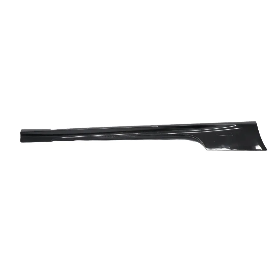 Mercedes C238 Side Skirt Door Sill AMG Right O/S Obsidian Black Metallic - 197 - SKU A2386981000-OB - Part number A2386981000