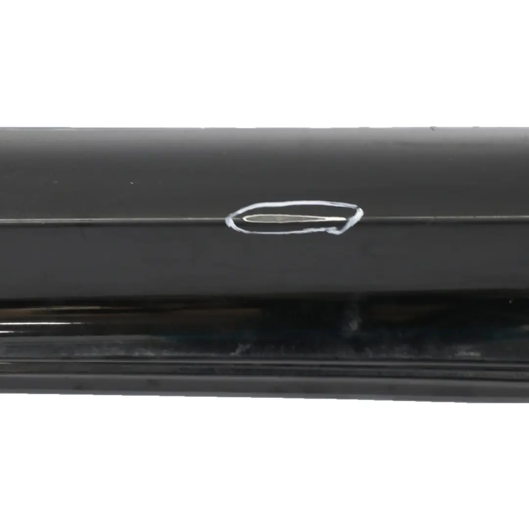 Mercedes C238 Side Skirt Door Sill AMG Right O/S Obsidian Black Metallic - 197 - SKU A2386981000-OB - Part number A2386981000