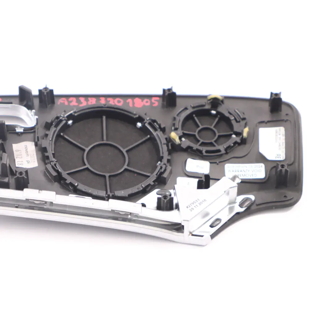 Speaker Cover Trim Door Card Front Right O/S Burmester to Mercedes C238 with Part number A2387201805 Mercedes C238 Speaker Cover Trim Door Card Front Right O/S Burmester - SKU A2387201805 - Part number A2387201805
