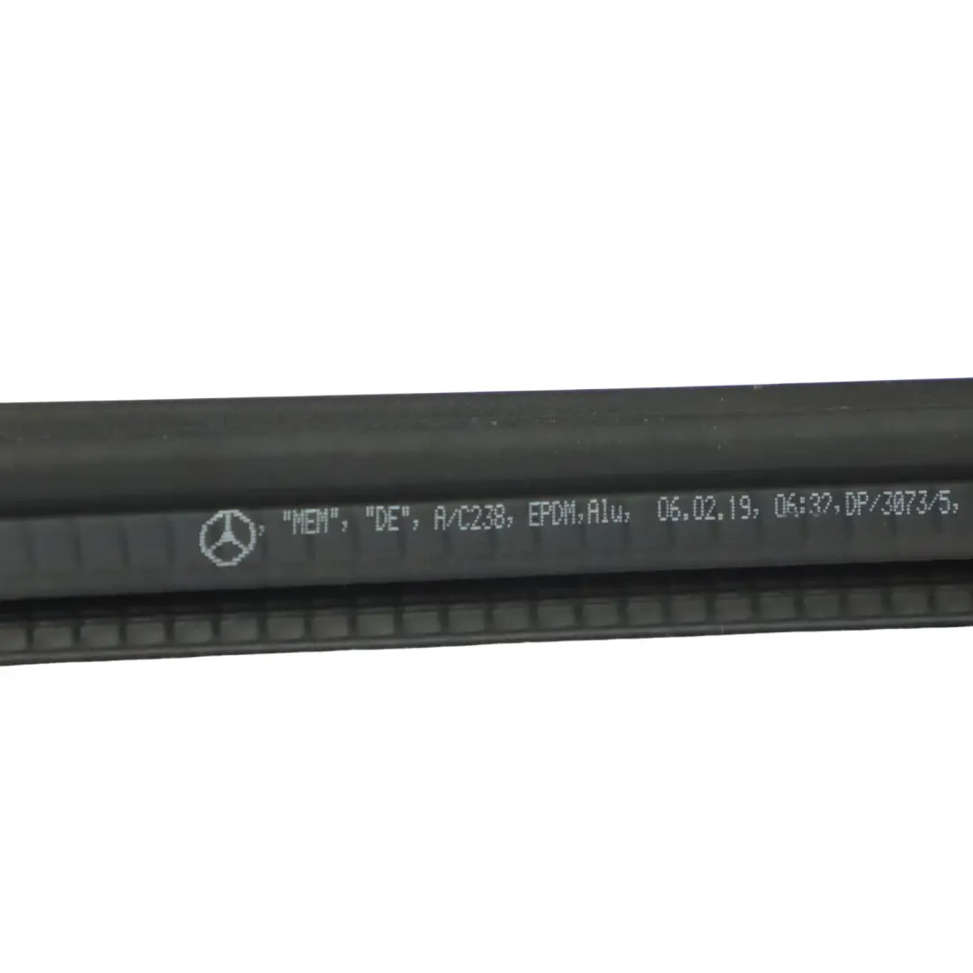 Front Door Seal Gasket Guide Rail Rubber Left N/S to Mercedes A238 with Part number A2387204901 Mercedes A238 Front Door Seal Gasket Guide Rail Rubber Left N/S - SKU A2387204901 - Part number A2387204901