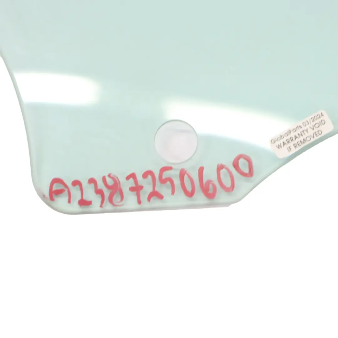 Glace de Porte Avant Droite Vitrage vert AS2 pour Mercedes C238 à propos du numéro de pièce A2387250600 Mercedes C238 Glace de Porte Avant Droite Vitrage vert AS2 - SKU A2387250600 - Numéro de pièce A2387250600