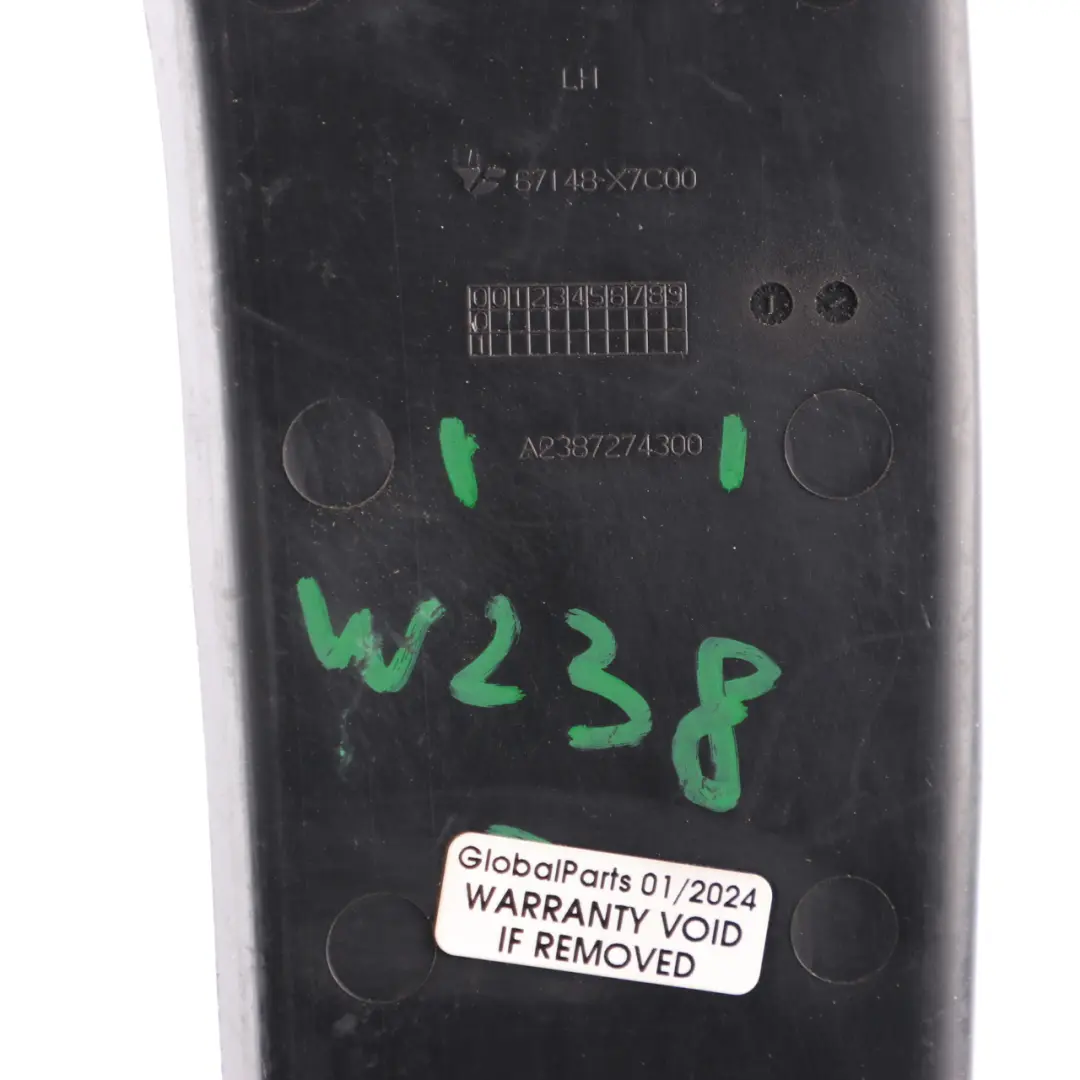 Türkarte Tasche Einfügen Abdeckung Panel Vorne Links für Mercedes C238 mit Teilenummer A2387274300 Mercedes C238 Türkarte Tasche Einfügen Abdeckung Panel Vorne Links - SKU A2387274300 - Teilenummer A2387274300