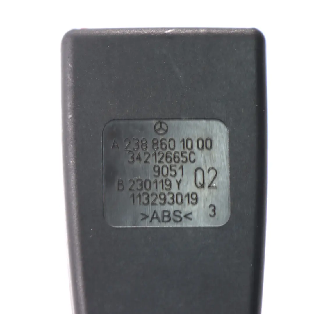  Latch Mercedes C238 Rear Right O/S Seat Belt Buckle - SKU A2388601000 - Part number A2388601000