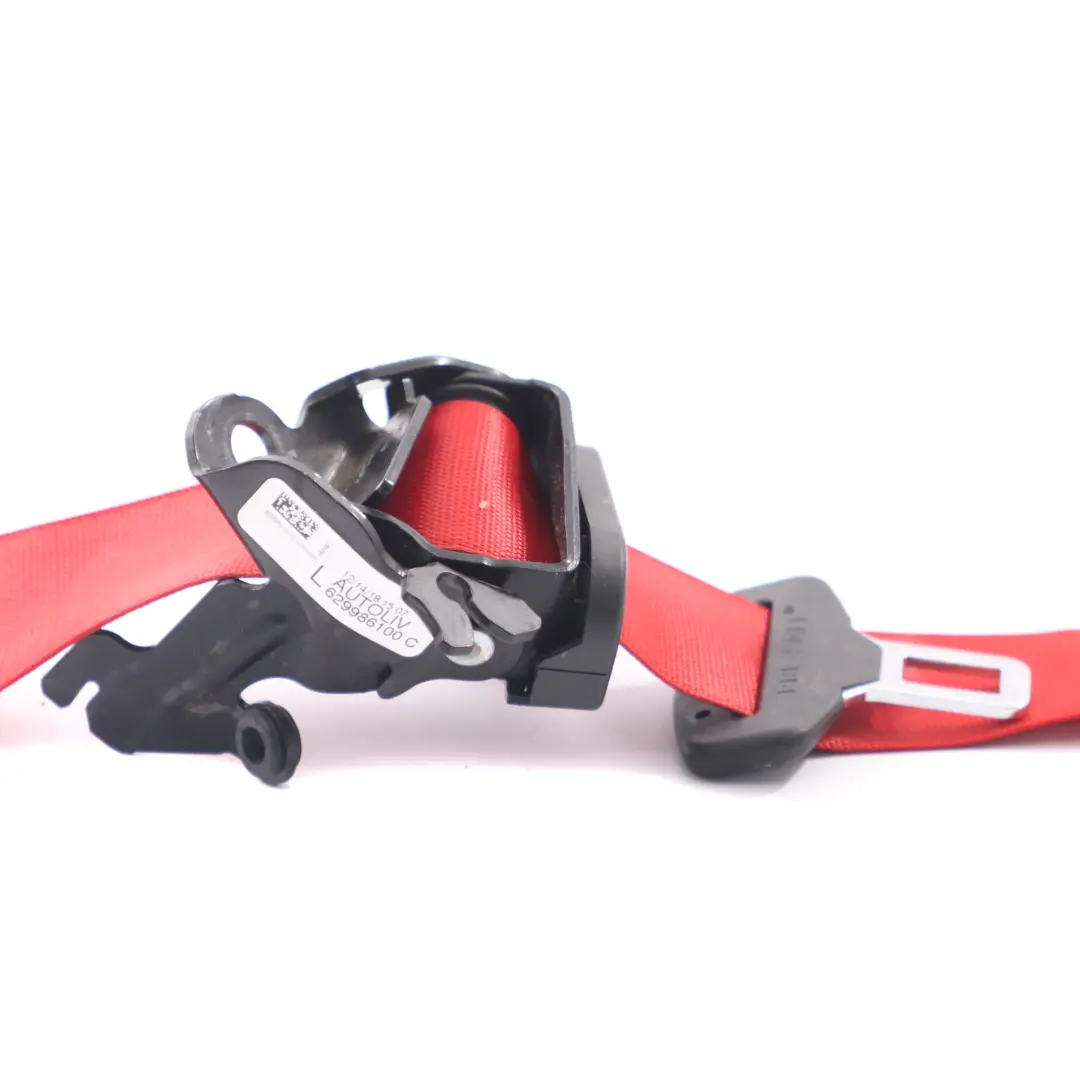 Safety Belt Front Left N/S Upper Red to Mercedes C238 Coupe Seat with Part number A2388602800 Mercedes C238 Coupe Seat Safety Belt Front Left N/S Upper Red - SKU A2388602800 - Part number A2388602800
