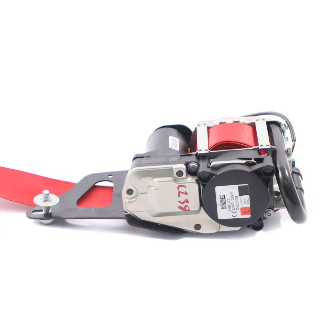 Mercedes C238 Coupe Seat Safety Belt Front Left N/S Upper Red - SKU A2388602800 - Part number A2388602800