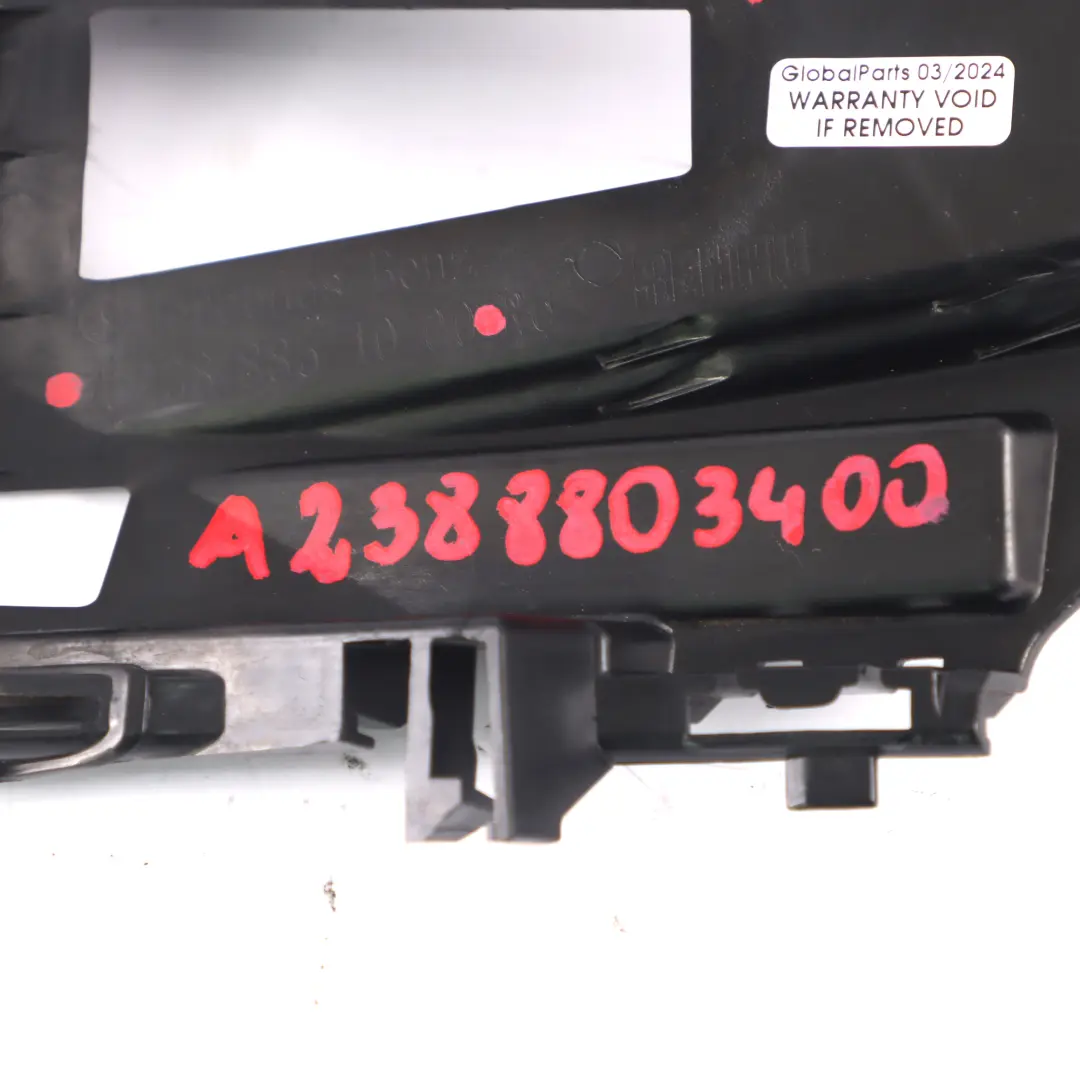 Coupé Pare-chocs Arrière Support de Montage Droit pour Mercedes C238 à propos du numéro de pièce A2388803400 Mercedes C238 Coupé Pare-chocs Arrière Support de Montage Droit - SKU A2388803400 - Numéro de pièce A2388803400