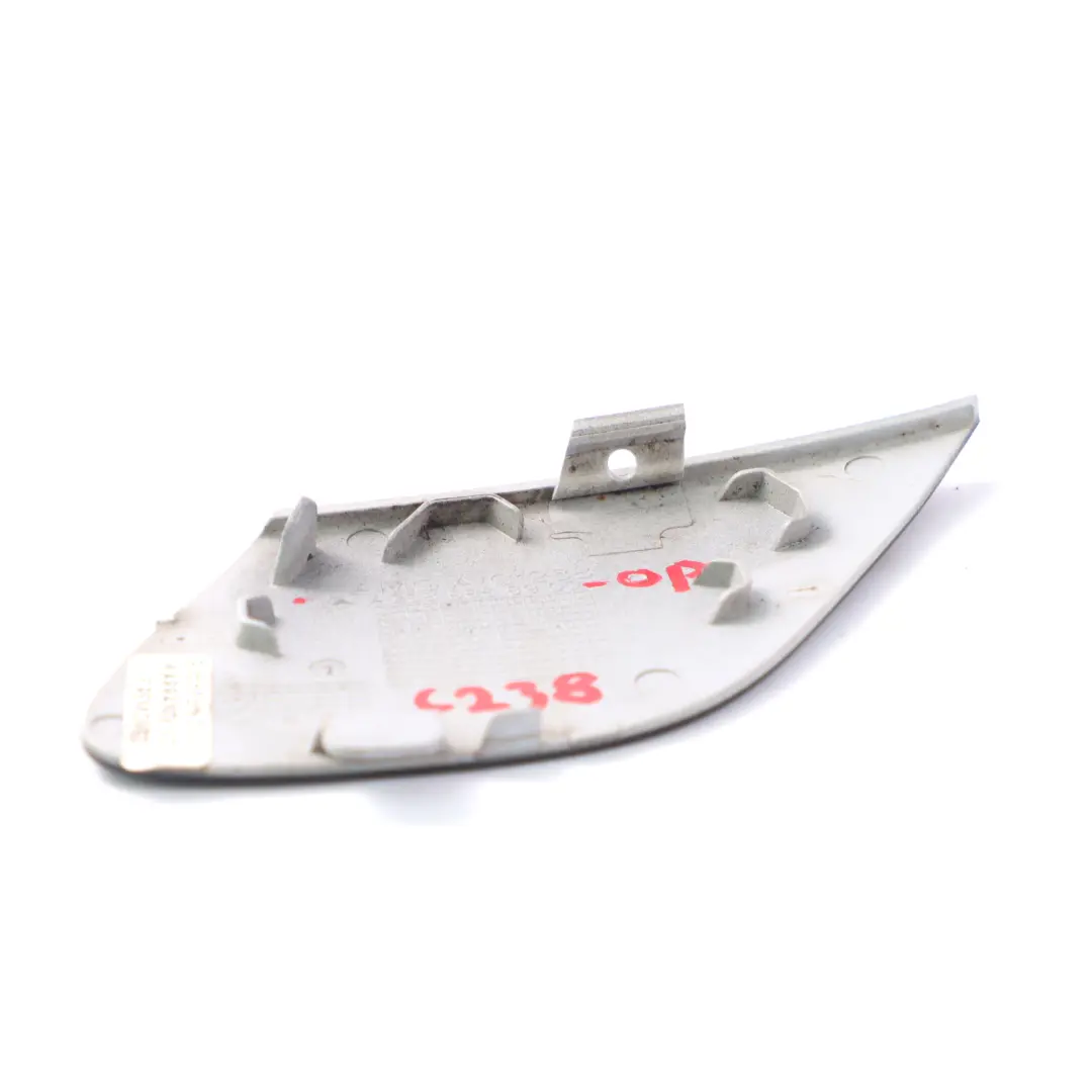  Tapa parachoques trasero Mercedes C238 Ojo de remolque Negro Obsidiana 197 - SKU A2388858900-OB - Número de pieza A2388858900