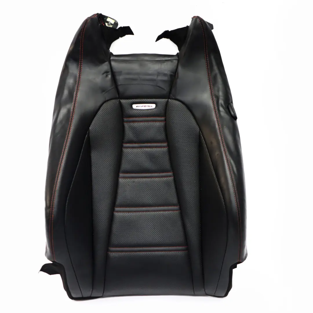 Front Seat Backrest AMG Heated Left Right Cover Black Leather to Mercedes W238 with Part number A2389100505 Mercedes W238 Front Seat Backrest AMG Heated Left Right Cover Black Leather - SKU A2389100505 - Part number A2389100505