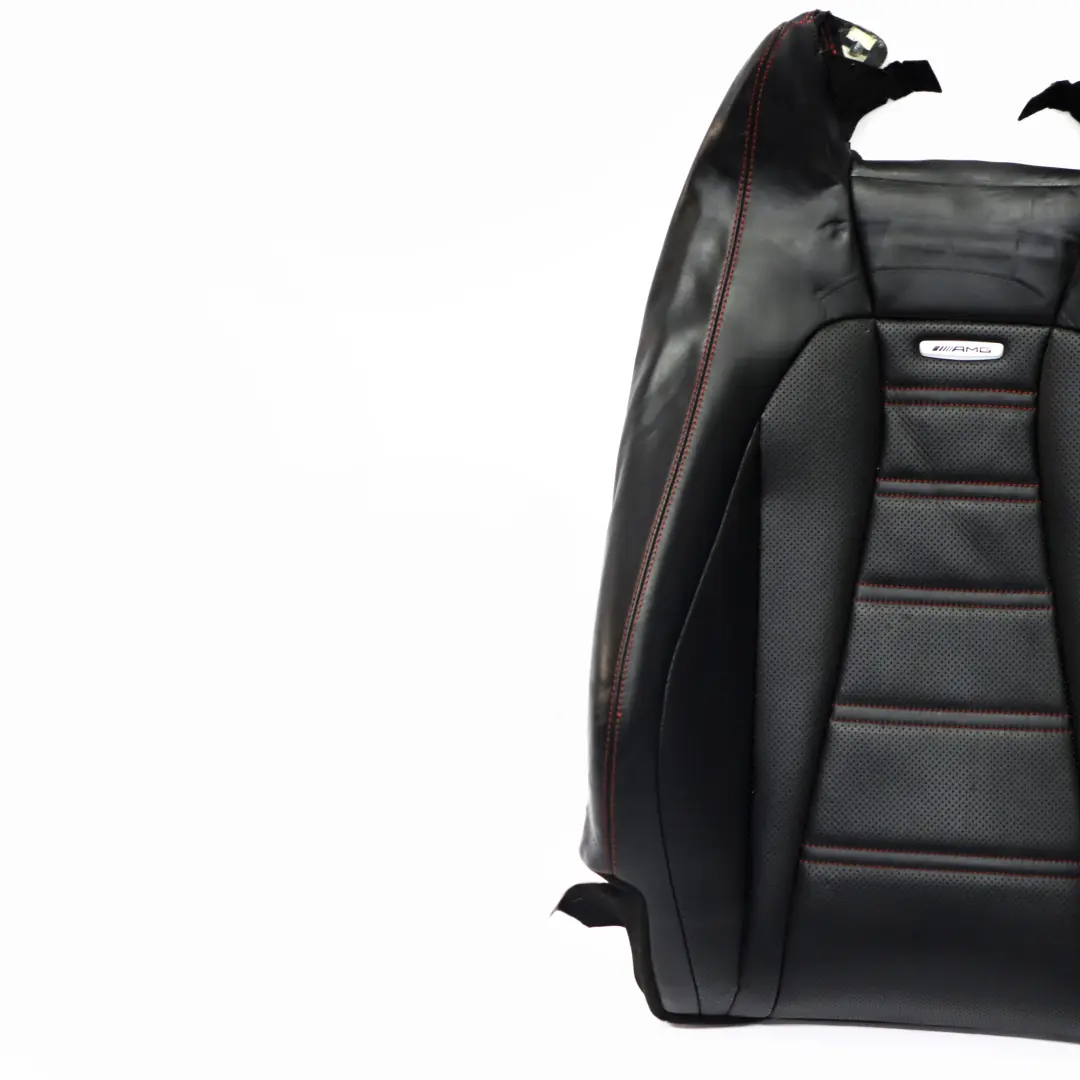 Mercedes W238 Front Seat Backrest AMG Heated Left Right Cover Black Leather - SKU A2389100505 - Part number A2389100505