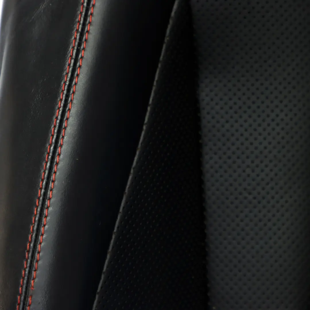 Mercedes W238 Front Seat Backrest AMG Heated Left Right Cover Black Leather - SKU A2389100505 - Part number A2389100505
