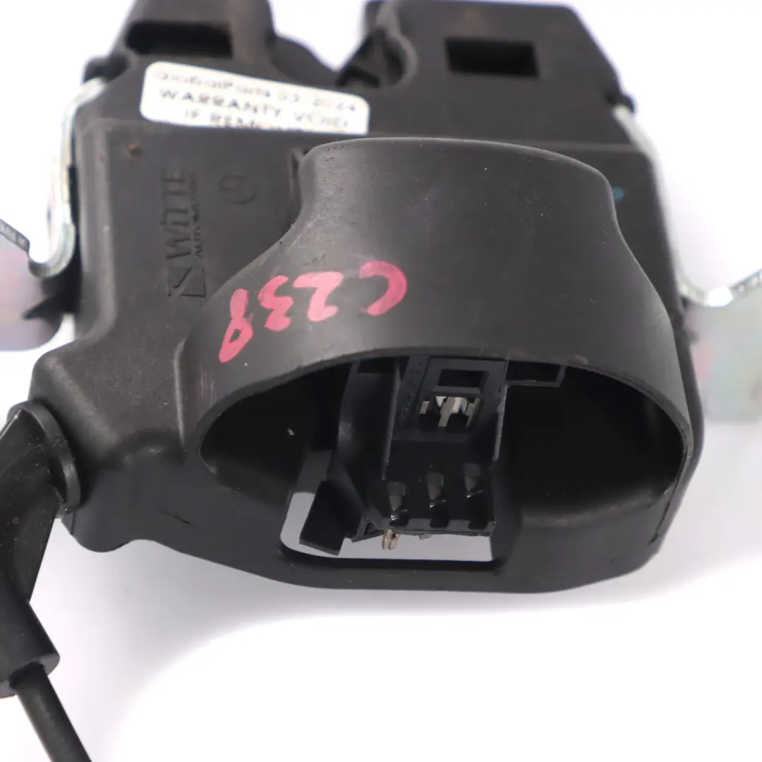 Lock Mercedes C238 Rear Folding Backrest Left Right Handle to Seat with Part number A2389203501 Seat Lock Mercedes C238 Rear Folding Backrest Left Right Handle - SKU A2389203501 - Part number A2389203501