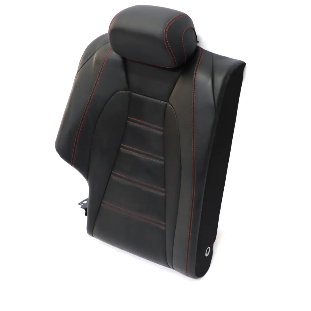 Backrest Right O/S Back Cover Trim Panel Black Leather to Mercedes C238 Rear Seat with Part number A2389209501 Mercedes C238 Rear Seat Backrest Right O/S Back Cover Trim Panel Black Leather - SKU A2389209501 - Part number A2389209501