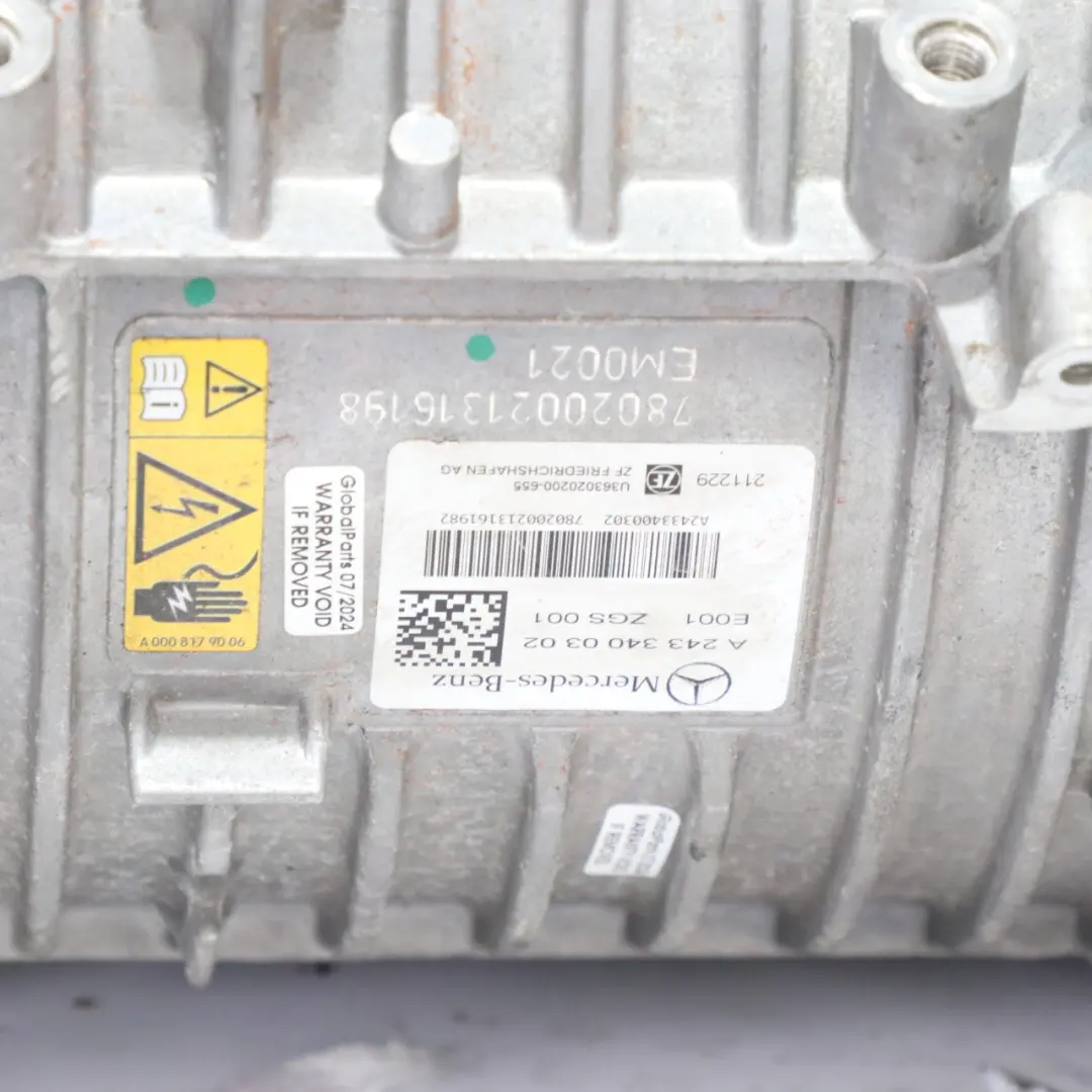 4MATIC Moteur électrique Avant 780200 780.200 35k GARANTIE pour Mercedes EQA H243 350 à propos du numéro de pièce A2433408902 Mercedes EQA H243 350 4MATIC Moteur électrique Avant 780200 780.200 35k GARANTIE - SKU A2433408902 - Numéro de pièce A2433408902