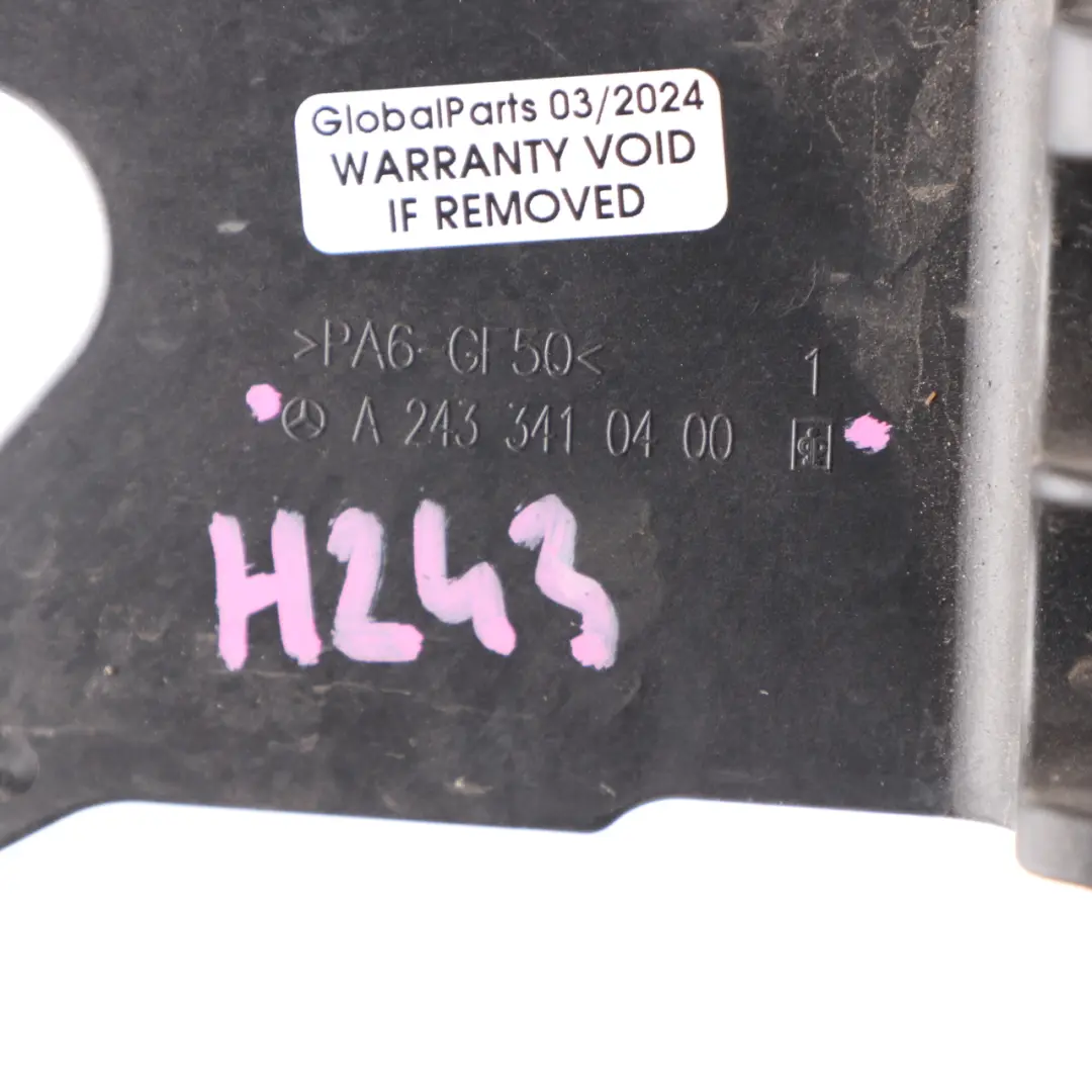 Bracket Mercedes H243 EQA Electric Drive High Voltage Connections Mount Holder to with Part number A2433410400 Bracket Mercedes H243 EQA Electric Drive High Voltage Connections Mount Holder - SKU A2433410400 - Part number A2433410400