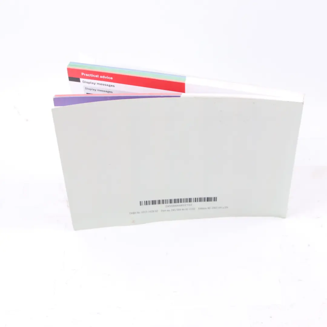 Mercedes W245 Owner's Handbook Service Booklet Slipcase Pouch Case Wallet - SKU A2455844682-1 - Part number A2455844682