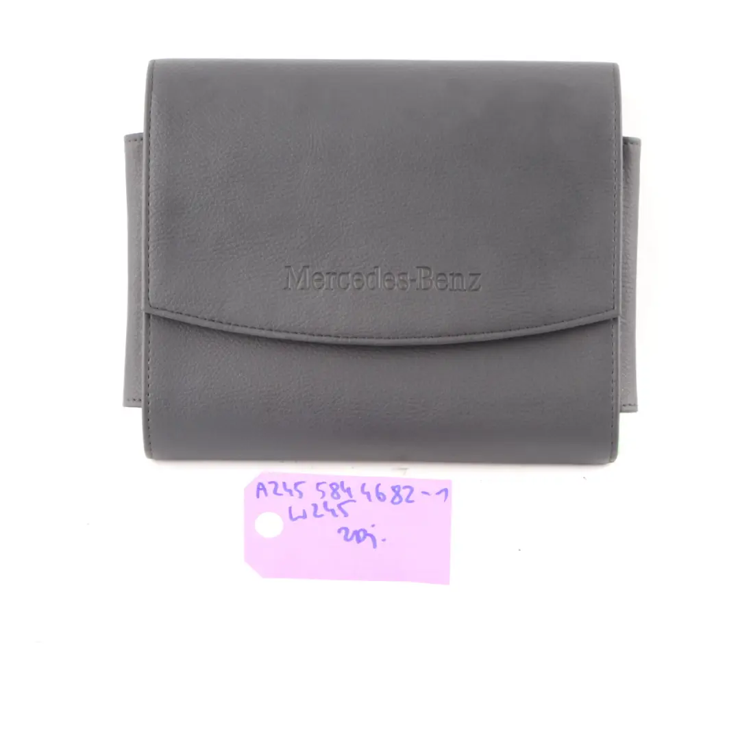 Owner's Handbook Service Booklet Slipcase Pouch Case Wallet to Mercedes W245 with Part number A2455844682 Mercedes W245 Owner's Handbook Service Booklet Slipcase Pouch Case Wallet - SKU A2455844682 - Part number A2455844682