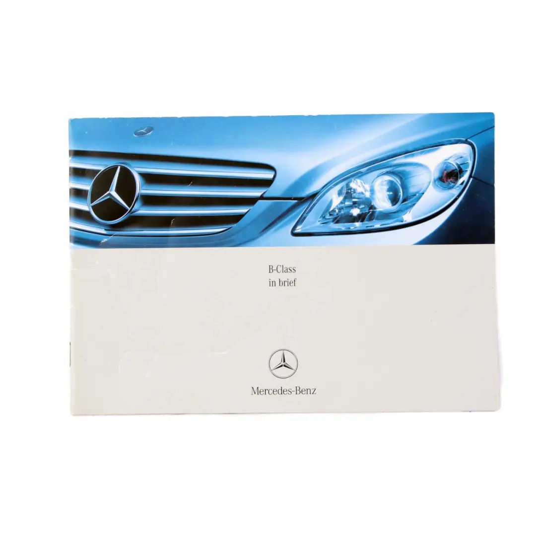 Mercedes-Benz B W245 Service Booklet Book Set Pouch Case Wallet - SKU A2455844981 - Part number A1695841683